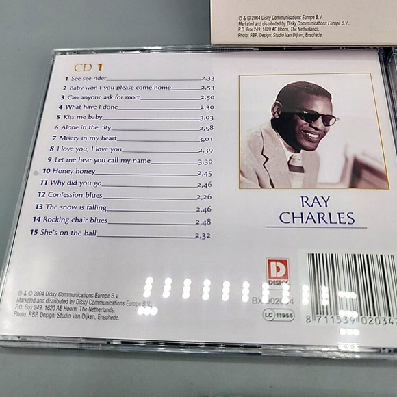 Ray Charles This is Gold 3-CD Box Set 2004 45 Songs Classic Blues R&B Music - Picture 7 of 11
